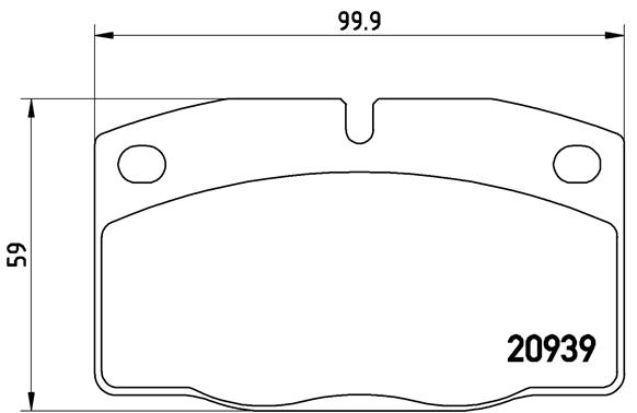 A.B.S. P 59 005 BREMBO Bremsbelagsatz, Scheibenbremse